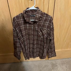 Brown flannel